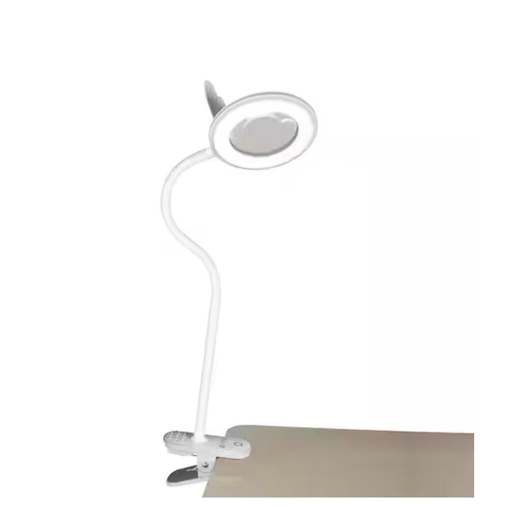 OttLite LED Magnifier Lamp Clip-On / Mount Flexible Craft Hobby Light New